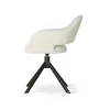 FIBI Forgó Kárpitozott Szék Bézs Szövettel Fekete Lábbal