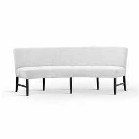 Gezelling Oval 200 Kárpitozott Pad Wenge Lábakkal