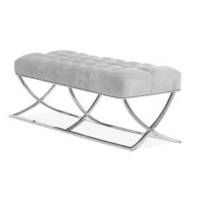 Ingrid Glamour Kárpitozott Pad Arany Fém Vázzal