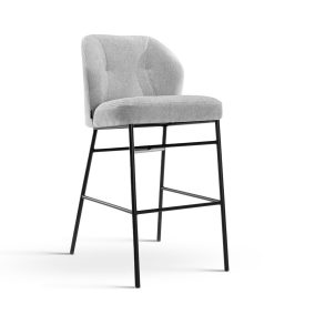 IRYS L Kárpitozott Bárszék Szürke 70cm