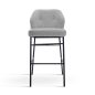 IRYS L Kárpitozott Bárszék Szürke 70cm