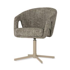 LARDOS Forgó Fotel Kárpitozott Taupe