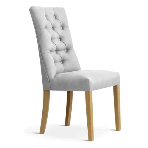 Lord Elegance Kárpitozott Szék Szürke Gombos