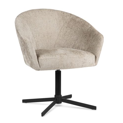 Lotos Forgó Fotel Szövet Bézs