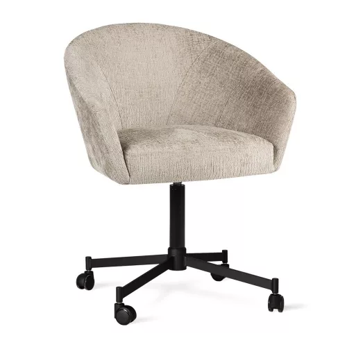 Lotos Wheels Forgószék Szövet Bézs Görgős