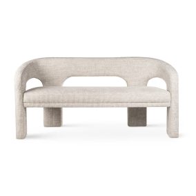 MACAO 160 Kárpitozott Pad Rugós Bézs