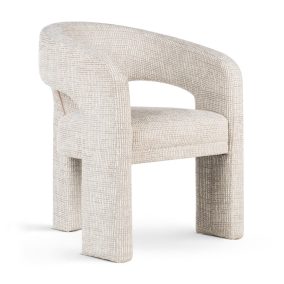 Macao Kárpitozott Fotel Textil Krém