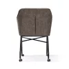 Malaga Görgős Kárpitozott Fotel Szürke