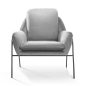 Mali Modern Fotel HR Hab Szürke Fémvázas