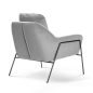 Mali Modern Fotel HR Hab Szürke Fémvázas
