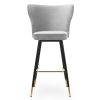 MODENA M Kárpitozott Bárszék Szürke 60cm