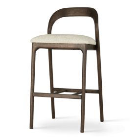 MORIS Kárpitozott Bárszék Wenge Fém Vázzal