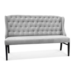 Royal Chesterfield Kárpitozott Pad Szürke