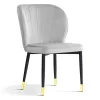 Shelly Kagyló Kárpitozott Szék Szürke Fekete-Arany