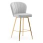 SHELLY M Kárpitozott Bárszék 60cm Szürke