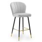 SHELLY M Kárpitozott Bárszék 60cm Szürke