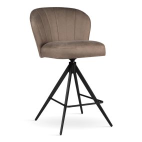   Shelly Supreme Twist Forgó Bárszék Kárpitozott Bézs 60cm