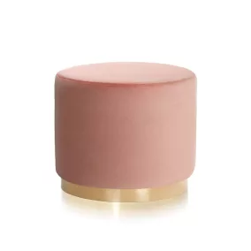 SISI Forgó Puff Sötétrózsaszín Arany
