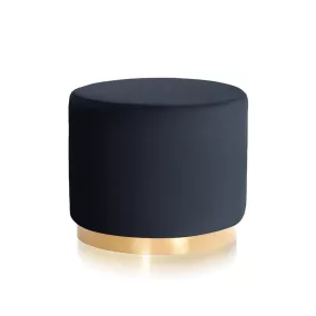 SISI Forgó Puff Tengerészkék Arany