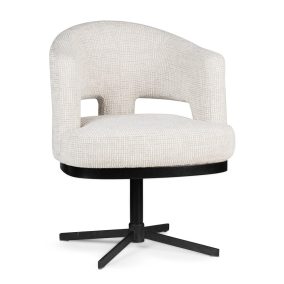 TESSA Forgó Fotel HR Hab Fehér Texturált