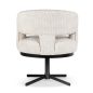 Tilburg Forgó Fotel Textil Fehér