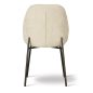 TREND Bézs Kárpitozott Szék Fekete Lábakkal