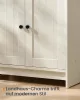 SONGMICS HOME Mosdó Alatti Szekrény Szerszám Nélküli Összeszerelés Rusztikus Fehér