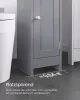 VASAGLE Slim Fürdőszobai Állószekrény MDF Galambszürke