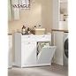   VASAGLE Cloud White Fürdőszobai Szekrény Szennyestartóval