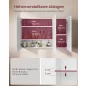   VASAGLE BBK032W01 fürdőszobai tükrös szekrény 3 ajtóval fehér 90 x 60 x 15 cm