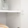 VASAGLE Modern Mosdó Alatti Szekrény Fehér Fürdőszobai Tárolószekrény
