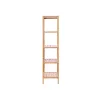SONGMICS 5 Szintes Bambusz Polcrendszer Természetes 33 x 33 x 146 cm