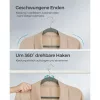 SONGMICS Bársony Vállfa Szett 30 db Csúszásmentes Szürke Ruhaakasztó