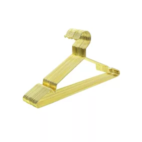   SONGMICS Prémium Króm Vállfa Szett Arany 20 db Csúszásgátló Ruhaakasztó