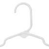 SONGMICS Gyermek Műanyag Vállfa Szett Fehér 30 db Megerősített Peremmel