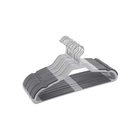   SONGMICS Prémium Vállfa Szett Csúszásgátló Szürke 20 db