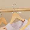 SONGMICS Prémium Juharfa Vállfa Szett 360° Forgatható Akasztóval Természetes 10 db