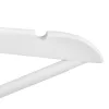 SONGMICS Prémium Juharfa Vállfa Szett 50 db Fehér Csúszásgátló Nadrártartóval