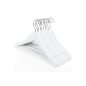 SONGMICS Gyermek Juharfa Vállfa Szett Fehér 35 cm 20 db-os