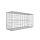 SONGMICS Gabion Kerti Kosár Horganyzott Acél 100x50x30 cm Ezüst