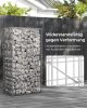SONGMICS Gabion Kerti Kosár Horganyzott Acél 100x50x30 cm Ezüst