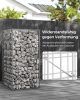SONGMICS GGB155 Gabion Kőkosár Horganyzott Acélból 100 x 50 x 50 cm Ezüst