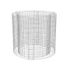SONGMICS Kerti Henger Gabion Kőkosár Horganyzott Acél Virágágyás 90 x 80 cm