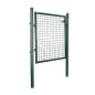 SONGMICS Horganyzott Acél Kerti Kapu Zöld Zárható 87 x 100 cm