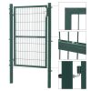 SONGMICS Prémium Kerti Kapu Horganyzott Acélból Zöld Zárható
