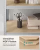 SONGMICS 5 szintes acél tárolópolc MDF polclapokkal ezüst 40 x 90 x 180 cm szerszám nélküli összeszerelés