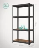 SONGMICS GLR044B11 Ipari Stílusú Állvány Rozsdabarna és Fekete 520 kg Teherbírás