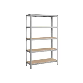   SONGMICS Nagy Teherbírású Acél Polcrendszer Ezüst 875 kg