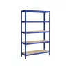 SONGMICS Nagy Teherbírású Acél Polcrendszer Kék 875 kg