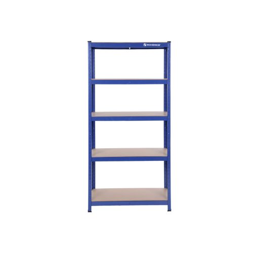 SONGMICS Nagy Teherbírású Acél Polcrendszer Kék 650 kg
